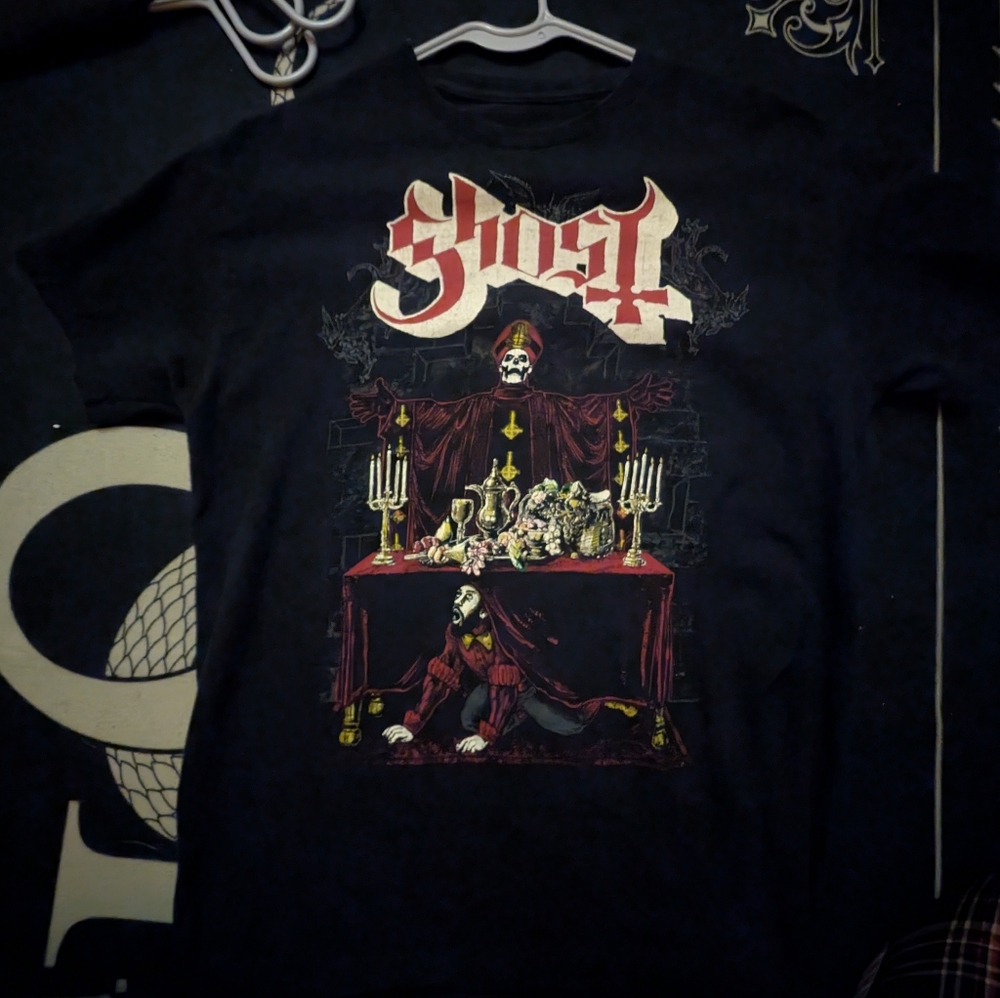 GHOST Black Graphic T-Shirt